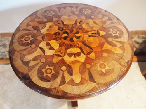 Table Rare Stunning Specimen Inlaid Lamp Hall Side C1830