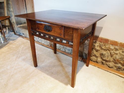 Table Arts and Crafts Oak Liberty Style C1900