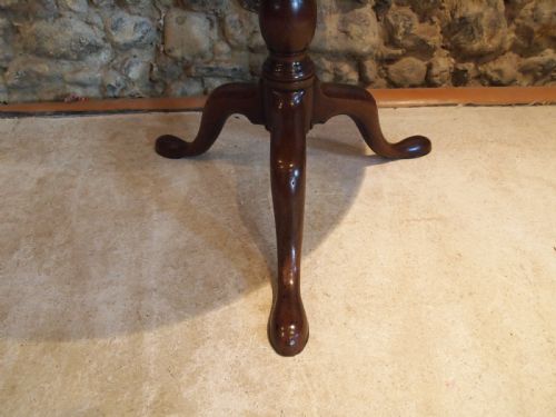 fig 1. Table George III Cuban Mahogany birdcage side hall lamp c1790