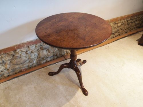 fig 2. Table George III Cuban Mahogany birdcage side hall lamp c1790