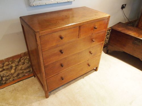 Chest of Drawers Heals Design Oak C1930