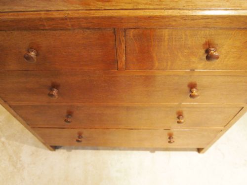fig 1. Chest of drawers Heals design Oak c1930