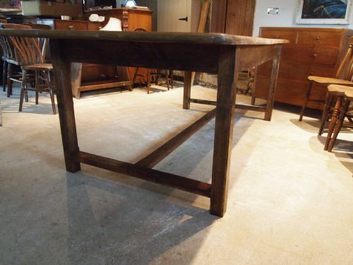 fig 1. Table farmhouse refectory dining Oak and Sycamore c1880