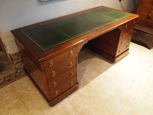 Desk Victorian Mahogany Arts and Crafts 3 Part C1880