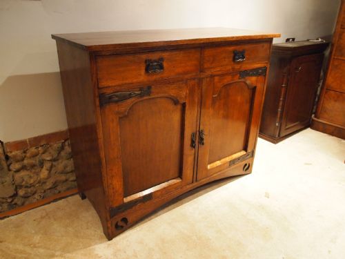 Sideboard Dresser Arts and Crafts Oak C1900
