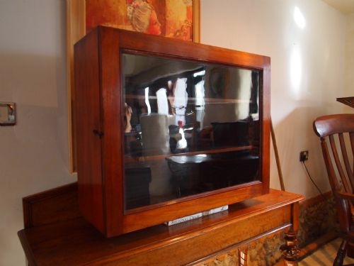 Cabinet Display Apothecary Victorian Mahogany C1890