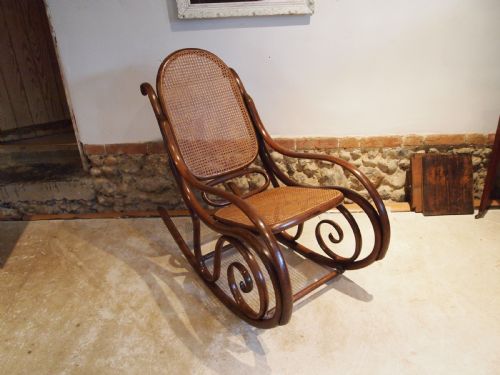 Chair Rocking Chair Original Bentwood Thonet C1920