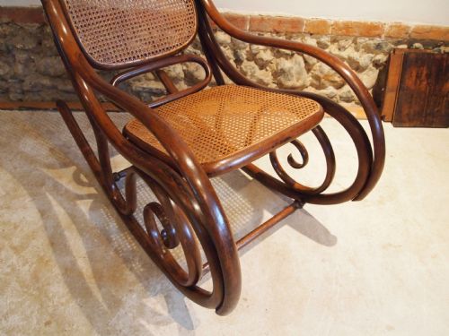 fig 3. Chair rocking chair original bentwood Thonet c1920