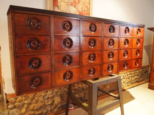 fig 2. Chest of drawers apothecary chemist pharmacy Victorian Mahogany c1860