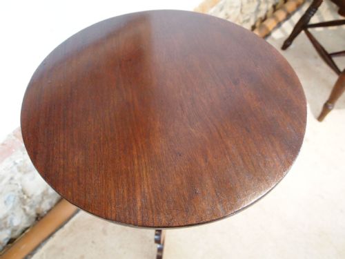 Table Rare George II Fruitwood/walnut Tilt Top Hall Lamp Side C1740