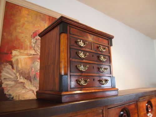 fig 2. Chest of drawers fine Victorian miniature salesman sample c1870