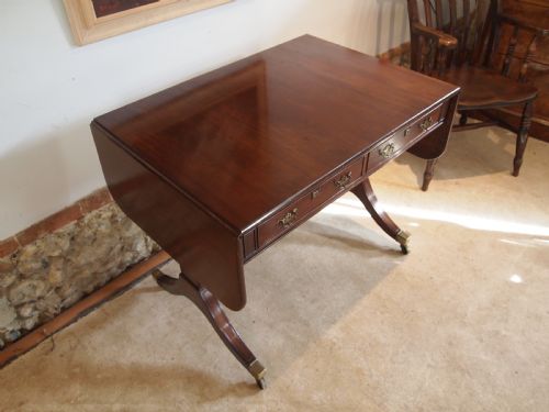 Table Victorian Fine Cuban Mahogany Sofa Table C1840