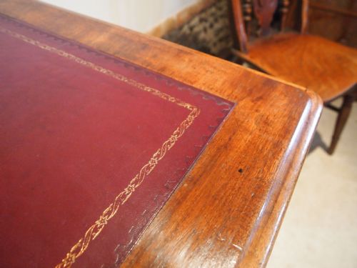 fig 2. Desk Victorian Mahogany small size c1850