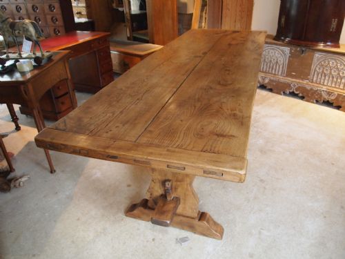 Table Refectory Farmhouse Dining Elm C1920