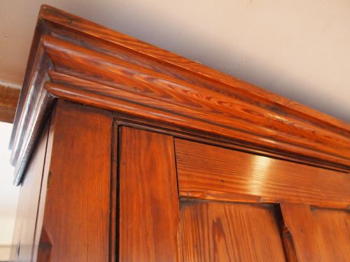 fig 2. Cupboard pantry larder shoe house keepers Victorian Pitch Pine c1880
