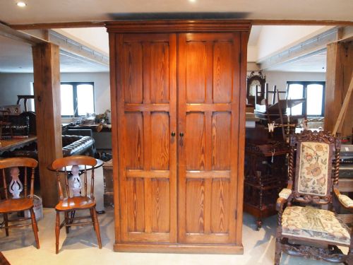 fig 3. Cupboard pantry larder shoe house keepers Victorian Pitch Pine c1880