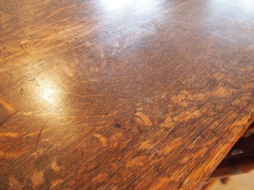 fig 2. Table refectory farmhouse dining Victorian Oak c1890