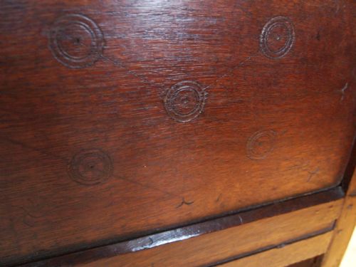 fig 2. Coffer chest blanket box Queen Anne Oak c1700