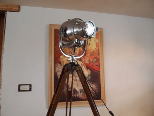 Lamp Strand Theatre Lamp Light Polished C1920