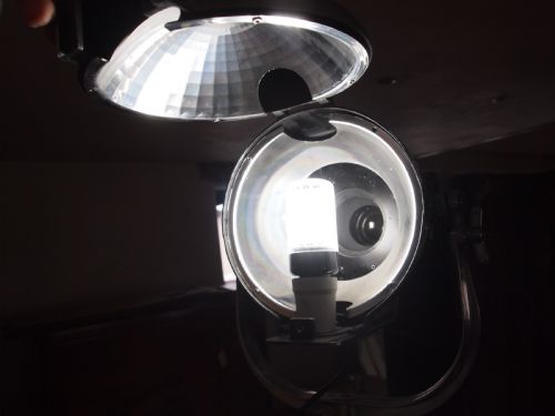 fig 2. Lamp Strand Theatre lamp light polished c1920