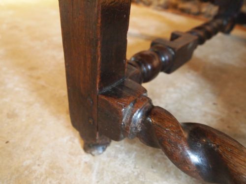 fig 1. Table Queen Anne Oak gateleg dining farmhouse refectory c1700