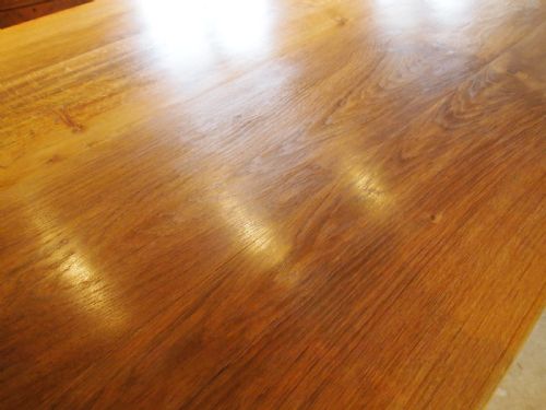 fig 2. Table Victorian Oak dining refectory farmhouse c1880