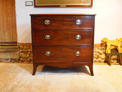 Chest of Drawers George III Mahogany Small Size C1800