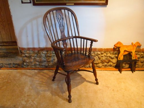 Chair Windsor George IV Ash and Elm Nottinghamshire C1820