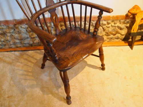 fig 2. Chair Windsor George IV Ash and Elm Nottinghamshire c1820