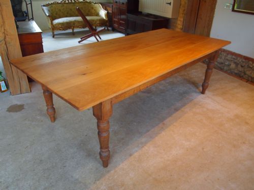 Table Edwardian Refectory Dining Farmhouse Oak and Pine C1910