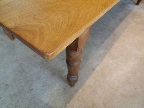 fig 1. Table Edwardian refectory dining farmhouse Oak and Pine c1910
