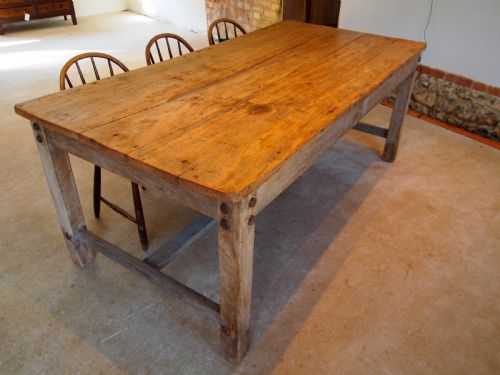 fig 1. Table refectory farmhouse dining table George III c1820