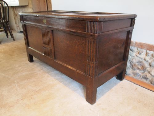 Chest Coffer Blanket Box Queen Anne Oak C1700