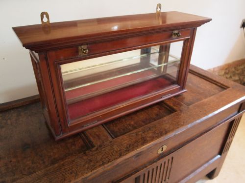 Display Cabinet Apothecary Shop Victorian Mahogany C1890
