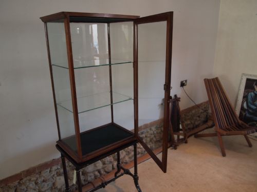 fig 2. Display shop haberdashery chemist Victorian Mahogany c1880