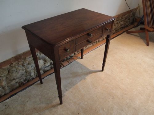 Table Lowboy George III Mahogany Hall Lamp Console C1790