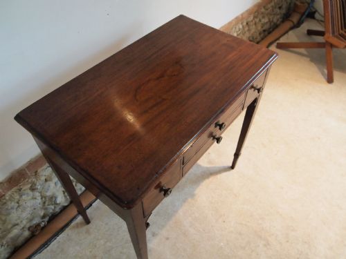 fig 1. Table lowboy George III Mahogany hall lamp console c1790