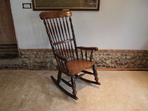 Chair Rocking Chair Victorian Windsor by John Shadford Caistor Linc C1870