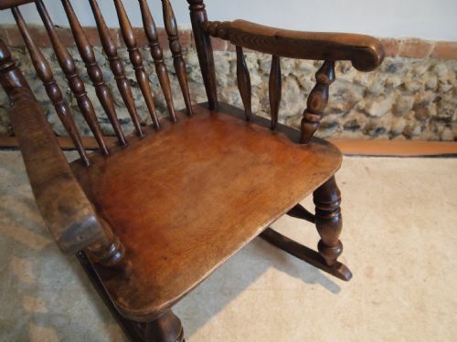 fig 3. Chair rocking Chair Victorian Windsor by John Shadford Caistor Linc c1870