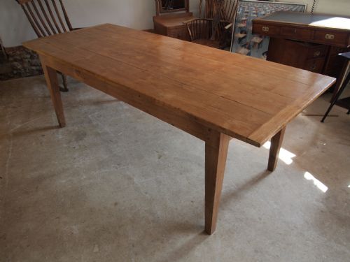 Table Refectory Dining Farmhouse French Chestnut C1850