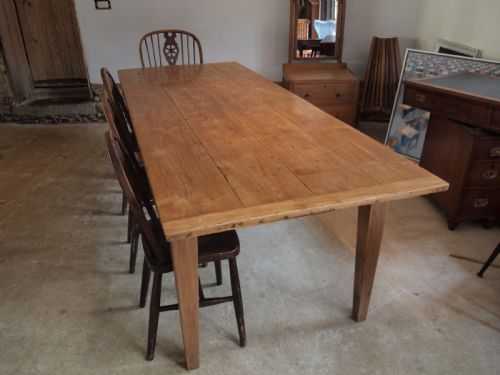 fig 1. Table refectory dining farmhouse French Chestnut c1850