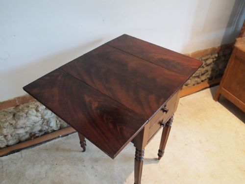 fig 1. Table work lamp hall side console William IV Mahogany c1830