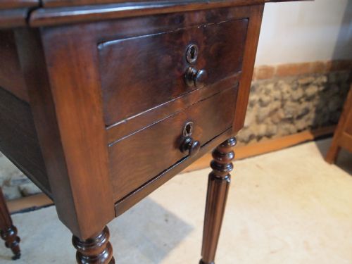fig 2. Table work lamp hall side console William IV Mahogany c1830