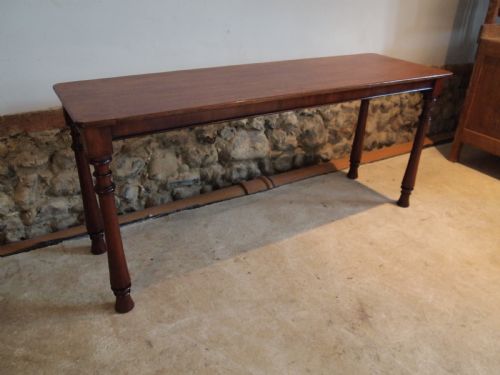 fig 1. Settle bench window seat William IV Mahogany c1830