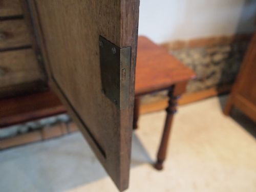 fig 2. Cabinet spice cupboard George III Oak c1790