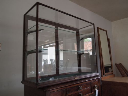 Display Cabinet Shop Haberdashery Victorian Mahogany C1880