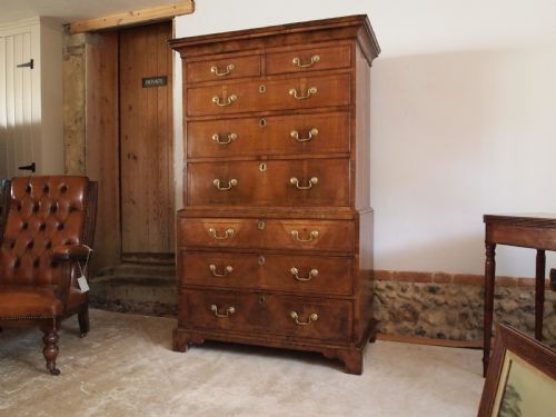 Chest on Chest Small Fine George II Walnut C1740