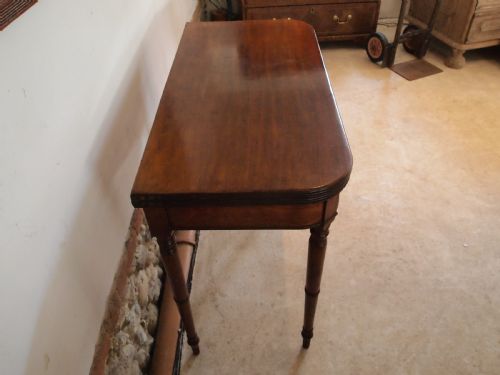 fig 3. Table hall lamp console game George IV Mahogany c1820