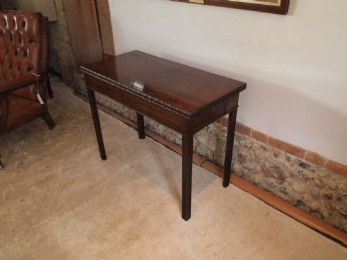 Table Card Hall Console Lamp George III Mahogany C1800
