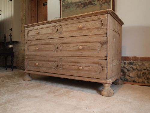 Chest of Drawers Decorative French Pine C1800
